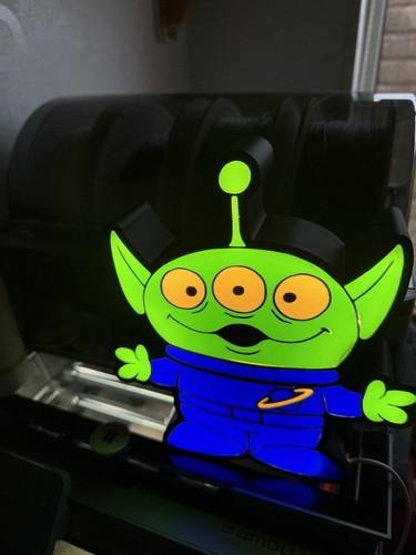 Alien toy story - toy, lightbox