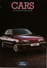 FORD CARS Brochure Dec '85/Jan