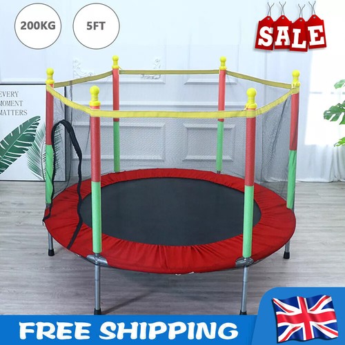 5ft 140cm trampoline safe - safe, net