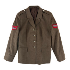 British Army Jacket No 2 Dress Womens Brown Uniform QARANC Medium 162/108