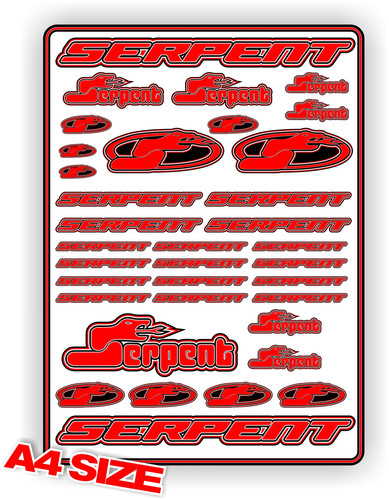 Serpent sticker sheet - serpent, car