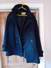 mens donkey jacket large double breasted