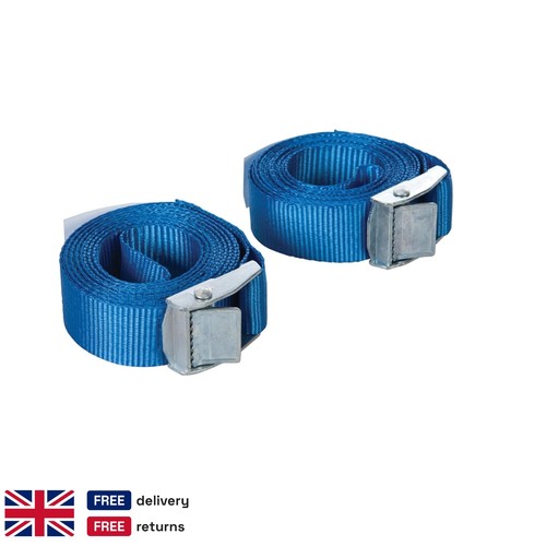 Cam buckle cargo straps - 2x,
