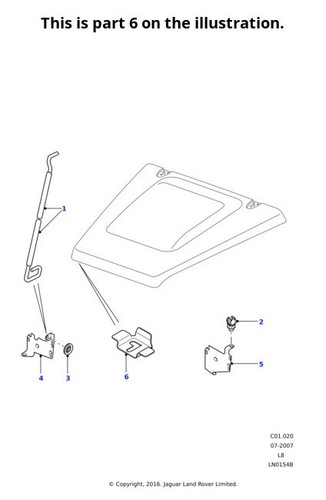 Land rover genuine bracket - land,