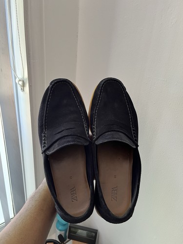 Zara men suède loafers eu - suède, -eu