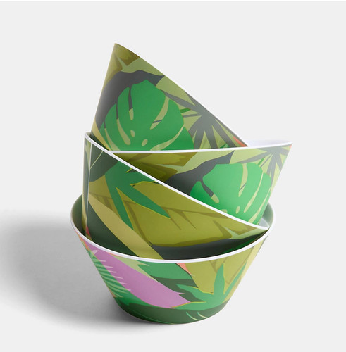 Tropical print plastic - print, picnic
