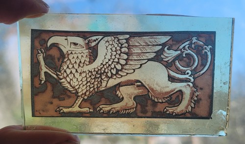 Stained glass griffin kiln - stained,