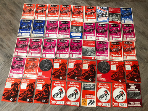 Speedway programmes belle vue - speedway,