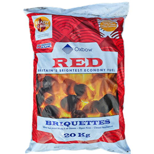 Oxbow red coal 20kg - coal, bag