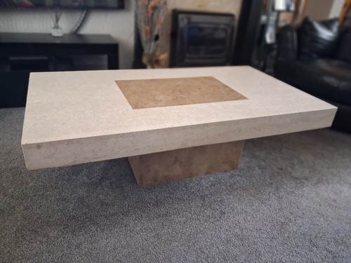 Marble coffee table - marble, stone