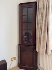 Mahogany Wood and Glass Door