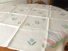 Vintage Creamy White Linen