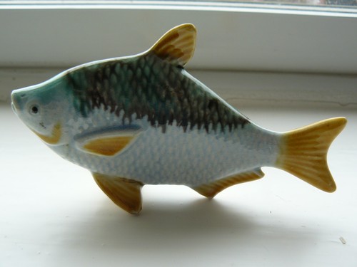 Vintage ceramic fish carp