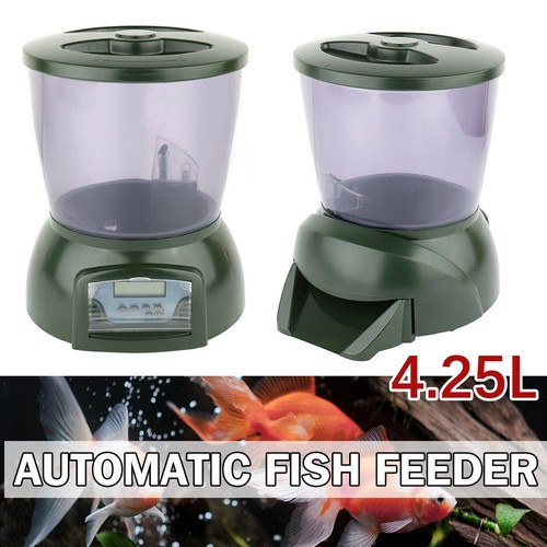 Automatic pond fish feeder - 2x,