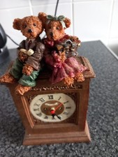 Vintage Teddy Bear Clock Collectors Item Ltd Edition 2526