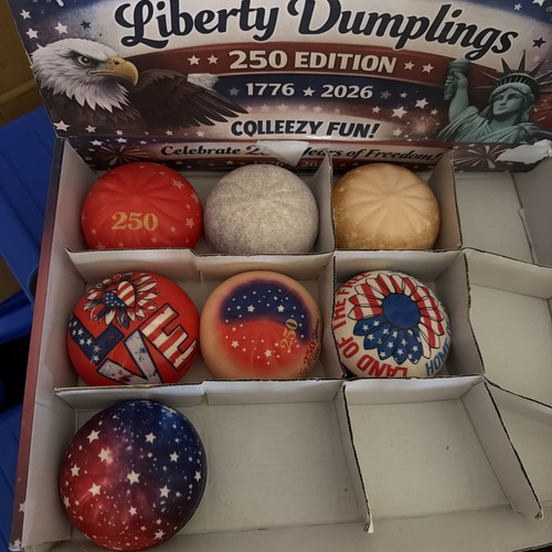 American squishy dumplings - american,