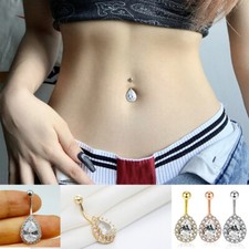 Belly button piercing - piercing, bar