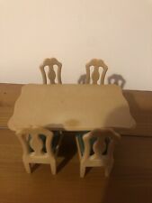 Sylvanian Families Dinner Table and x4 Chairs