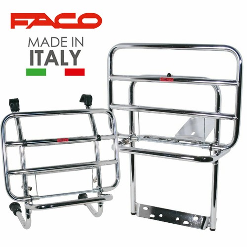 Chrome front and rear luggage - and,