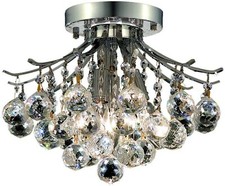Crystal Flush Mount Chandelier