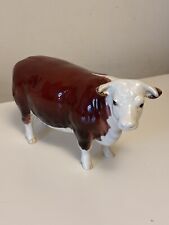 VINTAGE BESWICK CHAMPION OF CHAMPIONS HEREFORD COW FIGURINE