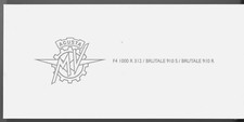 MV Agusta Motorcycles Range Late 2000s UK Market Foldout Brochure F4 Brutale
