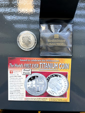 Millenium titanium coin - titanium,