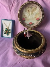 RARE 1997 Anastasia San Francisco Music Box + Necklace, Collectible/ Gift