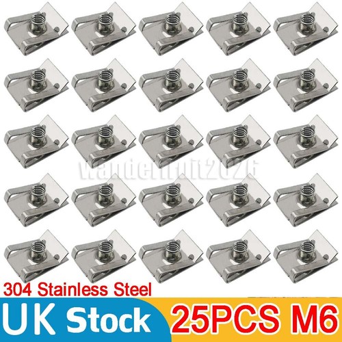 25pcs 6mm 304 - m6, stainless