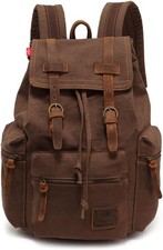 Vintage Canvas Backpack Retro