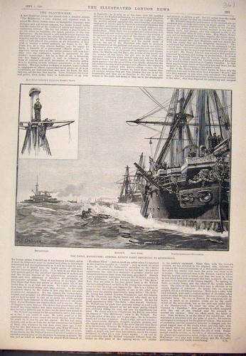 Original old antique - old, print