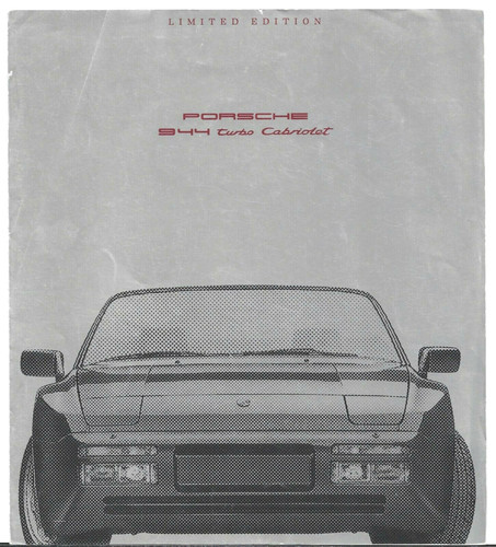 Porsche 944 turbo cabriolet - 944,