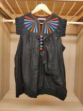 JAEGER BLOUSE UK 12 BLACK