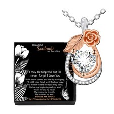 To My Wife Necklace Gift for