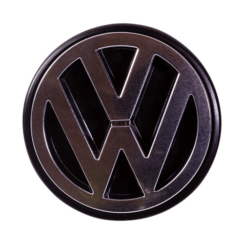 Emblem badge chrome rear - vw, chrome,