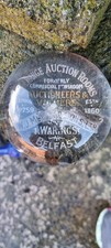 W.J. McCOY & SONS BELFAST  IRISH ADVERTISING ASHTRAY 