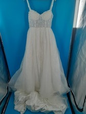 Floral Applique Wedding Dress