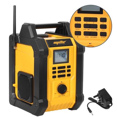 Portable jobsite radio - radio, speaker