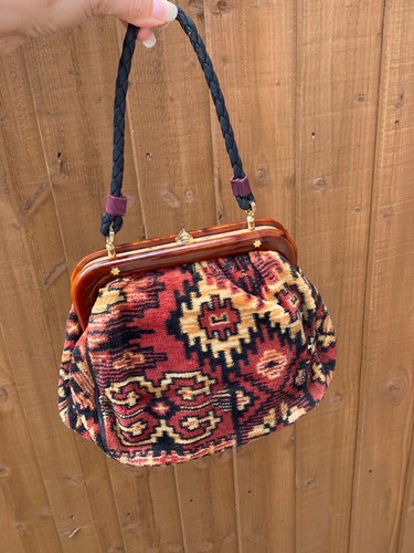 Vintage carpet bag handbag - vintage,