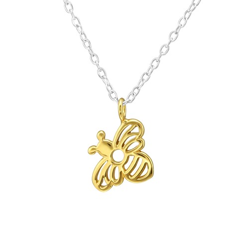 14ct gold plated 925 sterling - gold-plated,