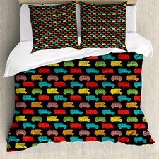 Camper Duvet Cover Colorful