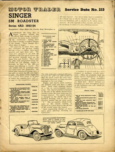Singer nine 1953 - singer,