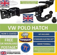 Towbar for VW Volkswagen Polo Hatchback (M5) 6J) Oct 2008 to Late 2017 TST2