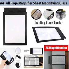 A4 Full Page Magnifier Sheet