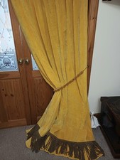 Velvet DOOR Curtain & Tie