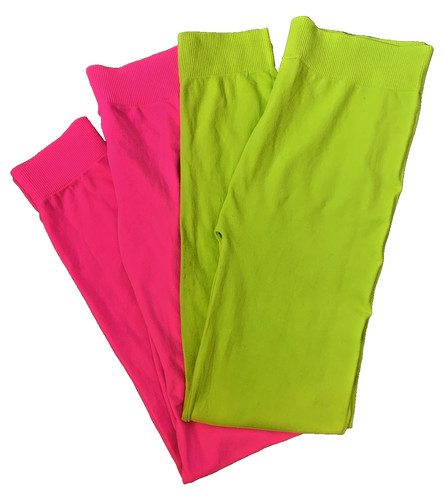 Y2k neon leggings - y2k, m
