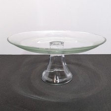 Vintage Clear Glass Pedestal