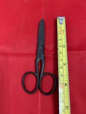 Vintage cast steel Sheffield Sewing Scissors - 4 1/2" - Made in England