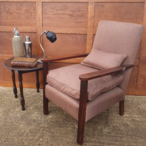 Art deco oak - oak, armchair