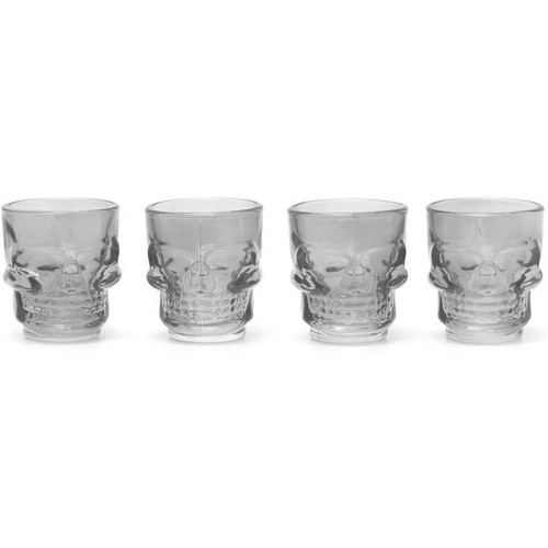 Set tinted glass skull - tinted,